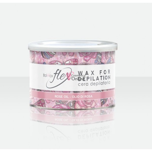 Ceara la cutie Italwax FLEX cu TITAN ROSA de unica folosinta, 400 ml